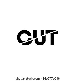 C U T logo design vector	