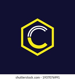 c unique professional iconic logo design