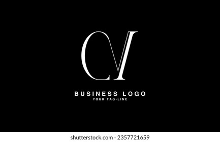 C, V, CV, VC, Abstract Letters Logo Monogram