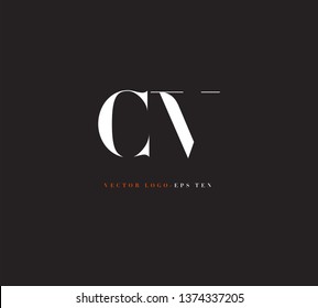 C V letters Joint logo icon vector template for corporate logo and business card design.
