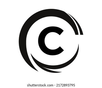 c vector logo icon illustration design isolated background symbol