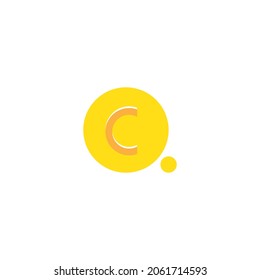 C, vector del logotipo del icono de vitamina c