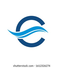 C Water Logo can be used for company, icon, and others.