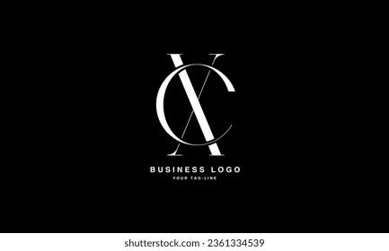C, X, CX, XC, Abstract Letters Logo Monogram