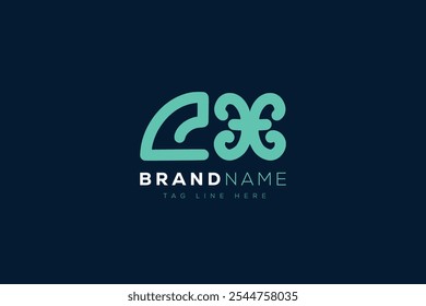 Diseño de logo C y X. CX Cartas abstractas Logo Monograma. Este diseño de logotipo es el proceso de crear un símbolo visual que representa una marca, empresa o individuo.
