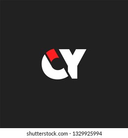 C Y letters Joint logo icon vector template.
