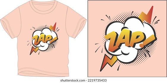 c zap t shirt-Grafikdesign, Vektorgrafik \
