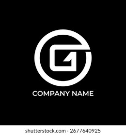 Logotipo del Vector del círculo C1 para la compañía