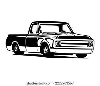 C10 Truck Logo Isolated On White Stock Vector (Royalty Free) 2222983567 ...