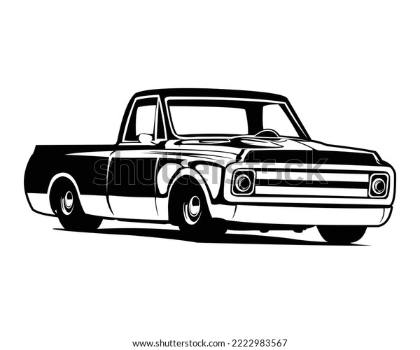 C10 Truck Logo Isolated On White Stock Vector (Royalty Free) 2222983567 ...