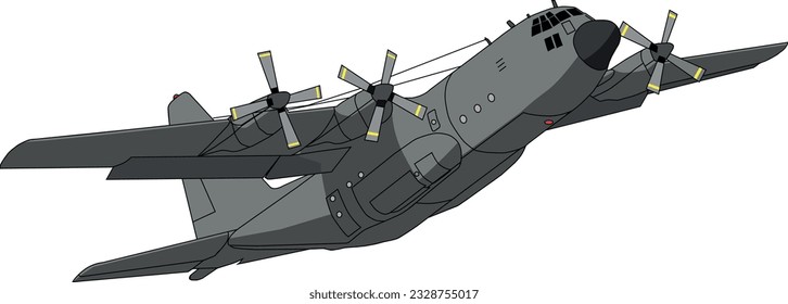 C-130B Vektorgrafik ausschalten