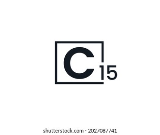 C15, 15C Logo für den Anfangsbuchstaben