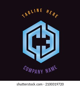 C3 lettering logo is simple, easy to understand and authoritative