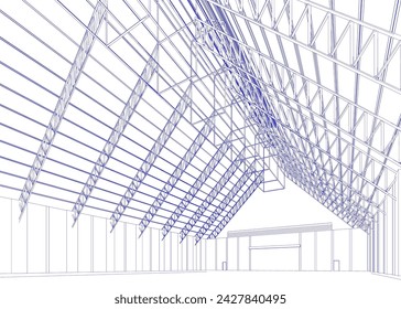 c3D-Darstellung der Gebäudestruktur