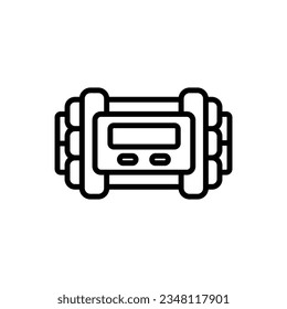 C4-Bombe-Rahmenbild-Vektorgrafik