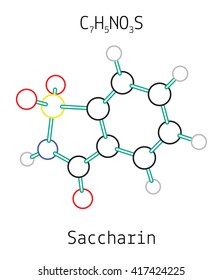 C7H5NO3S saccharin molecule