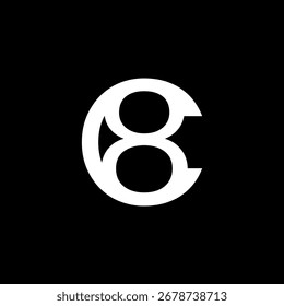 Vector de diseño de logotipo de alfabeto C8