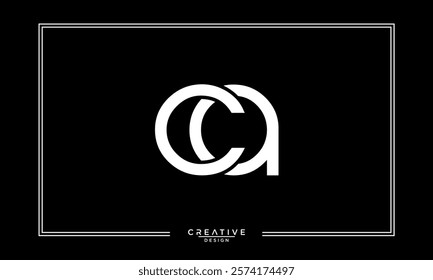 CA, AC, C, A, Abstract Letters Logo Monogram
