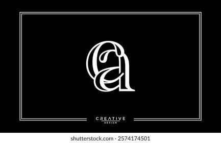 CA, AC, C, A, Abstract Letters Logo Monogram