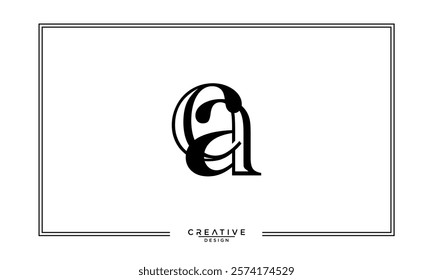 CA, AC, C, A, Abstract Letters Logo Monogram
