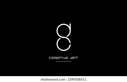 CA, AC, C, A abstract letters logo monogram
