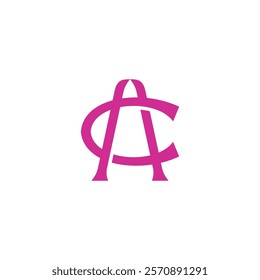 CA or AC creative unique logo vector design