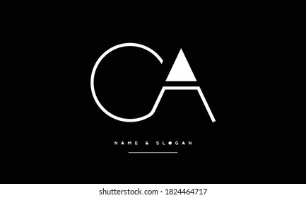 CA, AC,C,A Cartas abstractas Monograma