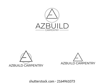 CA, AC, C,A Cartas abstractas Logotipo Monograma.eps