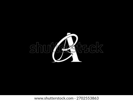 CA creative initial logo design and monogram logo