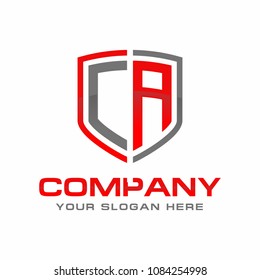 CA Iinitial Logo Design Vector