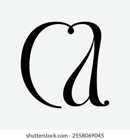 ca Initial Letter Logo Symbol