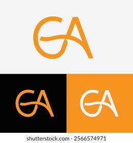 ca Initial letter logo symbol design