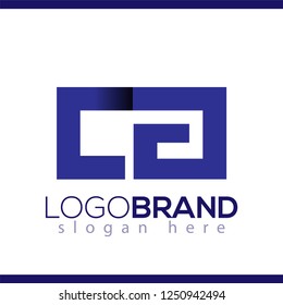 ca Initial Letter lowercase Linked logo icon vector