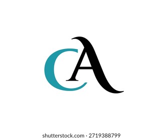 CA Letter Logo Design. CA