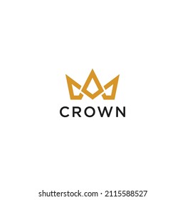 CA Letter Logo Design. Crown Logo Vector Template