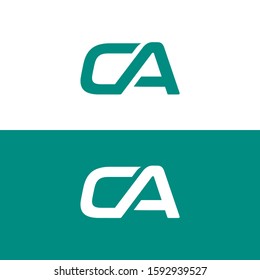 CA Letter Logo Design Template, CA