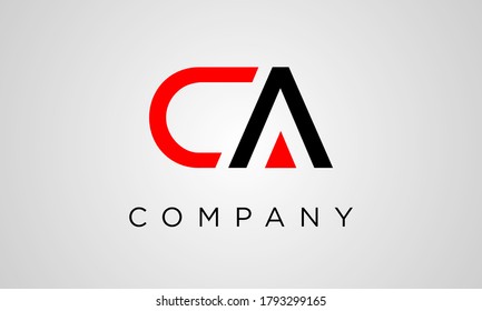 CA Letter Logo Design Vector