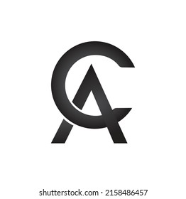 CA Letter Logo Design Vector