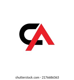 CA Letter Logo Design Vector