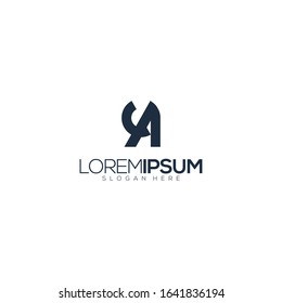 CA Letter Logo Mark | CA Letter Logo Template