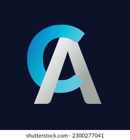 CA Letter Logo Template Illustration Design.