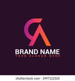 CA letter logo,AC letter logo, modern letter logo
