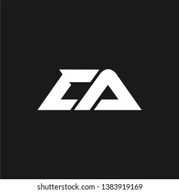 CA LETTER LOGOTYPE MODERN CONCEPT
