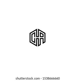 ca letter vector logo abstract