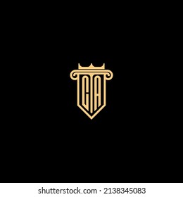 CA line concept logo in high quality professional design that will be best for companies related to real estate