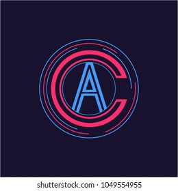 CA A Logo Design