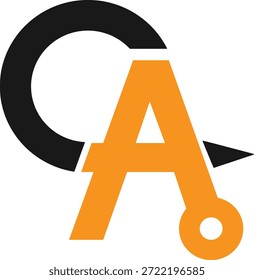 Design do logotipo da CA. Design do logotipo AC
