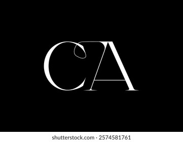 CA Logo Design Creative and Modern Logo Design
