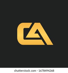 CA Logo design/ CA letters