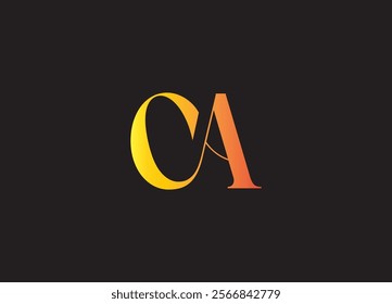 CA logo desing and monogram logo
